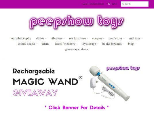 PeepShow toys screen shot